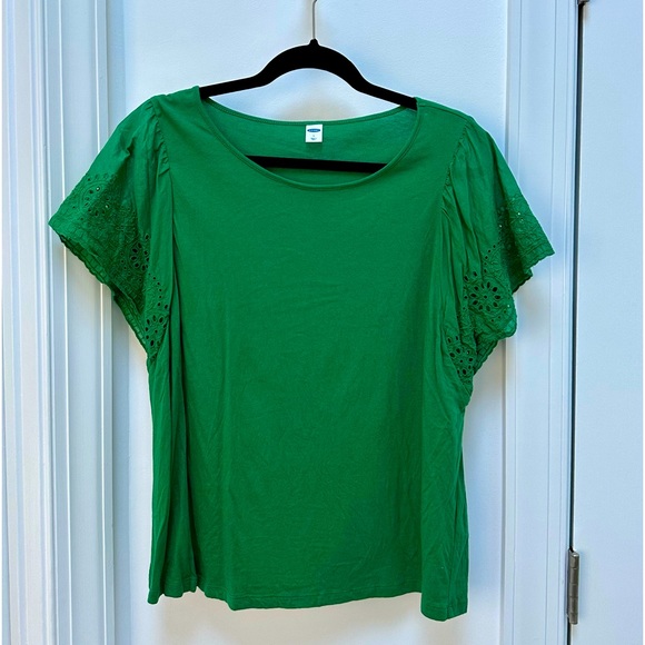 Old Navy Eyelet Sleeve Top - Picture 1 of 5